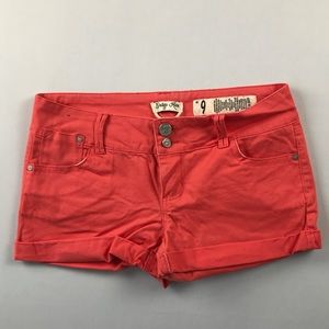 Indigo Rein Coral Shorts - size 9